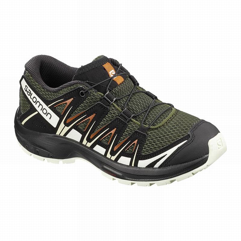 Zapatillas Trail Running Salomon Niños Verde Oscuro / Negras - Salomon Argentina XA PRO 3D J ,703892